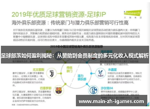 足球部落如何盈利揭秘:从赞助到会员制度的多元化收入模式解析 足球部落如何盈利揭秘:从赞助到会员制度的多元化收入模式解析