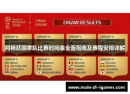 阿根廷国家队比赛时间表全面指南及赛程安排详解